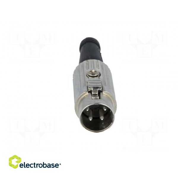 Plug | DIN | male | PIN: 4 | Layout: 216° | straight | for cable | soldering image 9