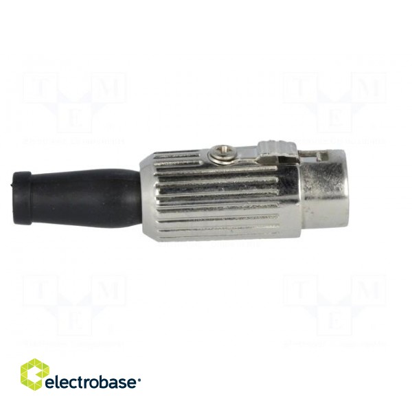 Plug | DIN | male | PIN: 4 | Layout: 216° | straight | for cable | soldering image 7