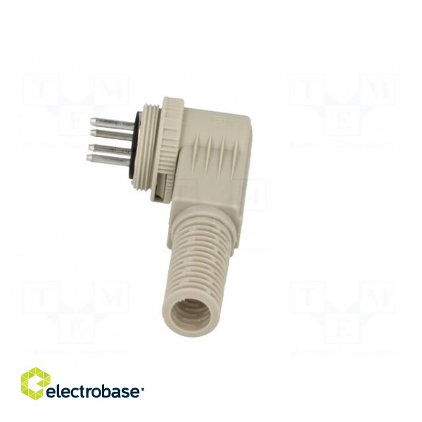 Plug | DIN | male | PIN: 5 | Layout: 180° | angled 90° | for cable image 5