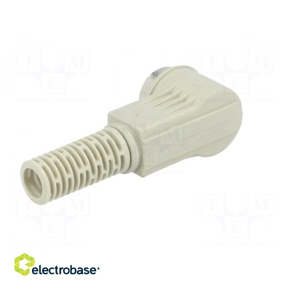 Plug | DIN | male | PIN: 5 | Layout: 180° | angled 90° | for cable image 6