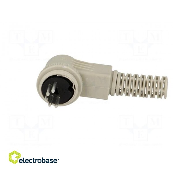 Plug | DIN | male | PIN: 5 | Layout: 180° | angled 90° | for cable image 3