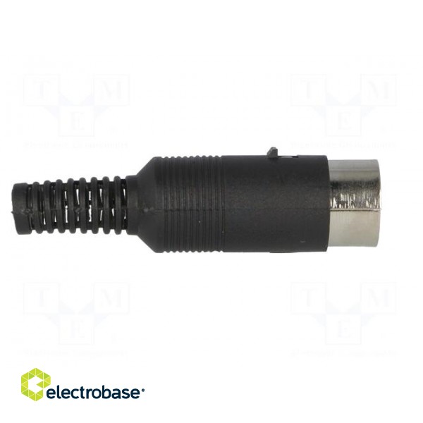 Plug | DIN | male | PIN: 5 | Layout: 180° | straight | for cable | soldering image 7