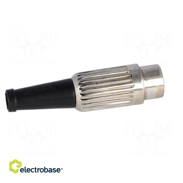 Plug | DIN | male | PIN: 5 | Layout: 180° | straight | for cable | soldering image 7