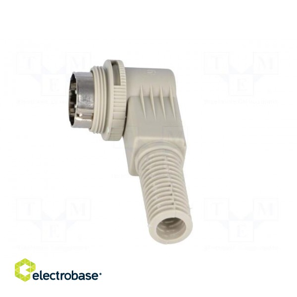 Plug | DIN | male | PIN: 5 | Layout: 240° | angled 90° | for cable image 5