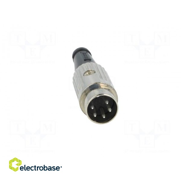Plug | DIN | male | PIN: 5 | Layout: 240° | straight | for cable | soldering paveikslėlis 9