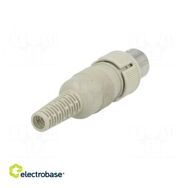 Plug | DIN | male | PIN: 5 | Layout: 240° | straight | for cable | soldering image 6