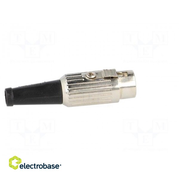 Plug | DIN | male | PIN: 5 | Layout: 240° | straight | for cable | soldering image 7