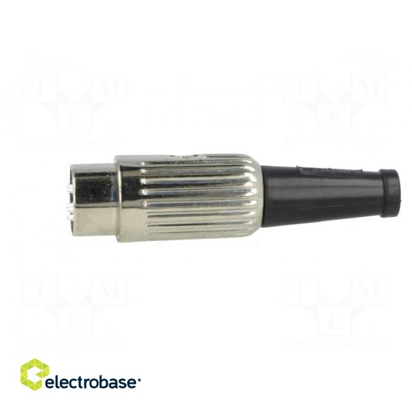 Plug | DIN | male | PIN: 5 | Layout: 240° | straight | for cable | soldering paveikslėlis 3