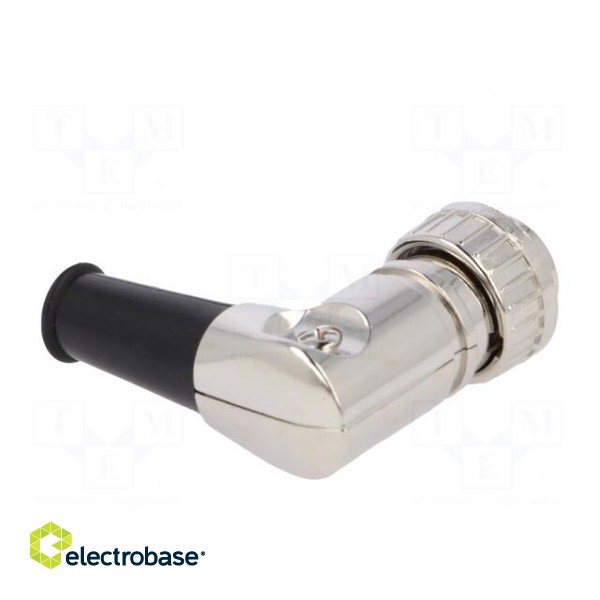 Plug | DIN | male | with strain relief | PIN: 4 | angled 90° | for cable image 6