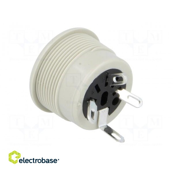 Socket | DIN | female | PIN: 3 | Layout: 180° | soldering image 4