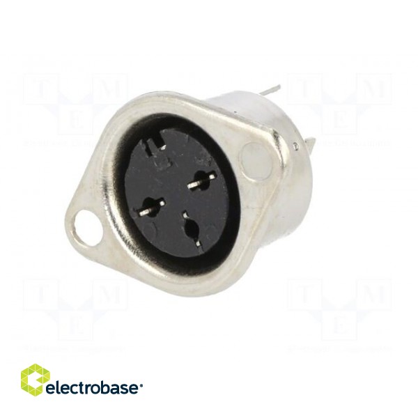Socket | DIN | female | PIN: 3 | Layout: 180° | straight | soldering image 2