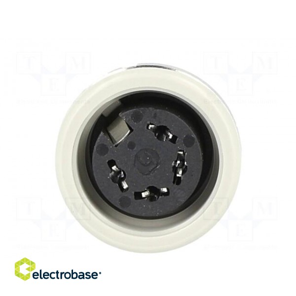 Socket | DIN | female | PIN: 4 | Layout: 216° | soldering image 9