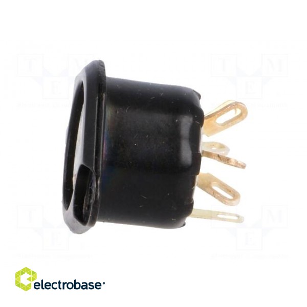 Socket | DIN | female | PIN: 5 | Layout: 180° | soldering | 34V | 2A | 10mΩ фото 3