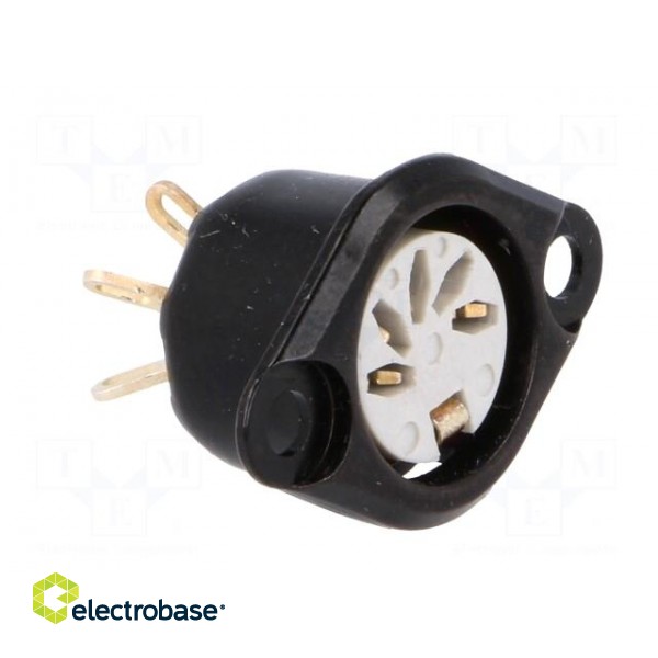 Socket | DIN | female | PIN: 5 | Layout: 180° | soldering | 34V | 2A | 10mΩ image 8