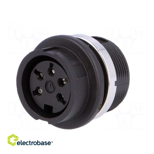 Socket | DIN | female | PIN: 5 | Layout: 240° | soldering | 300V | 5A | 0.5mm2 image 2