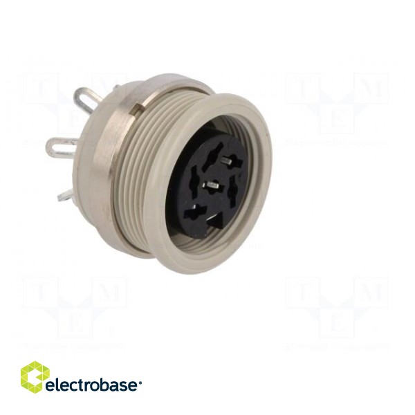 Socket | DIN | female | PIN: 6 | Layout: 240° | soldering image 8