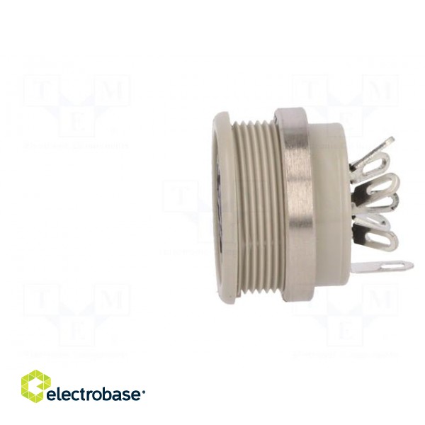 Socket | DIN | female | PIN: 6 | Layout: 240° | soldering image 3