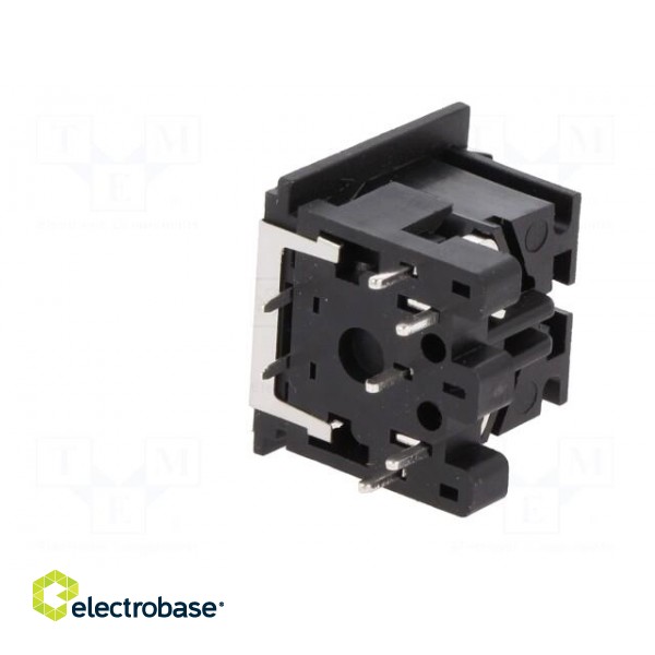 Socket | DIN | female | shielded | PIN: 5 | Layout: 180° | angled 90° | THT image 4