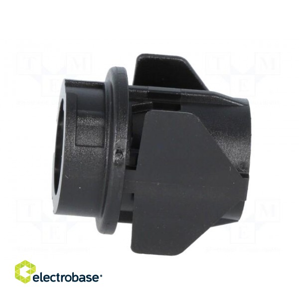 Socket | DIN | male | PIN: 6 | for panel mounting,snap fastener | 300V image 3