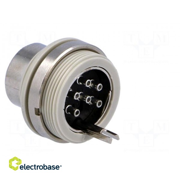 Socket | DIN | male | PIN: 6 | Layout: 240° | soldering image 4