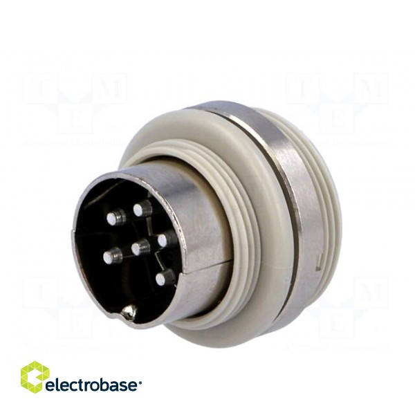 Socket | DIN | male | PIN: 6 | Layout: 240° | soldering image 2