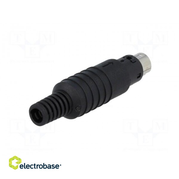Plug | DIN mini | male | PIN: 4 | soldering | for cable paveikslėlis 6