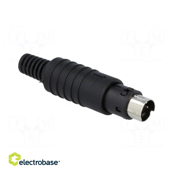 Plug | DIN mini | male | PIN: 4 | soldering | for cable paveikslėlis 8