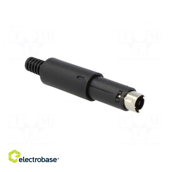 Plug | DIN mini | male | PIN: 4 | soldering | for cable paveikslėlis 8