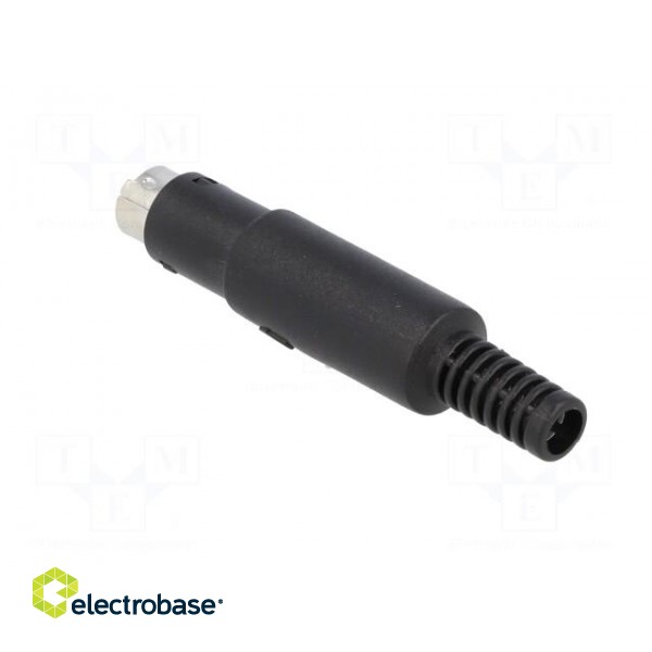 Plug | DIN mini | male | PIN: 6 | soldering | for cable paveikslėlis 4