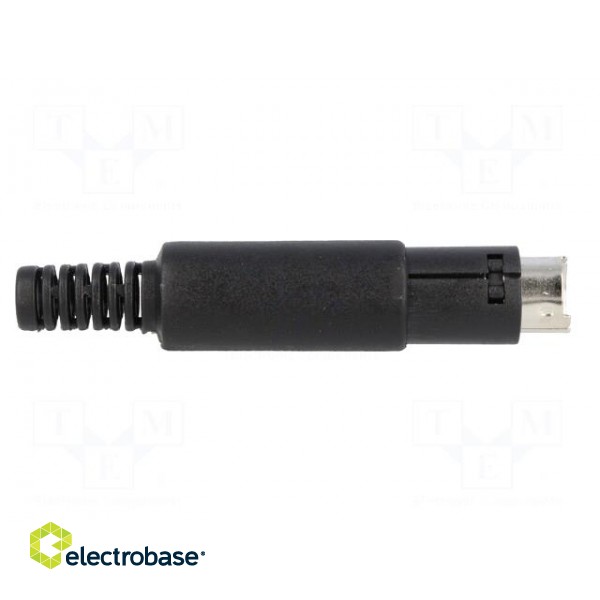 Plug | DIN mini | male | PIN: 6 | soldering | for cable paveikslėlis 7