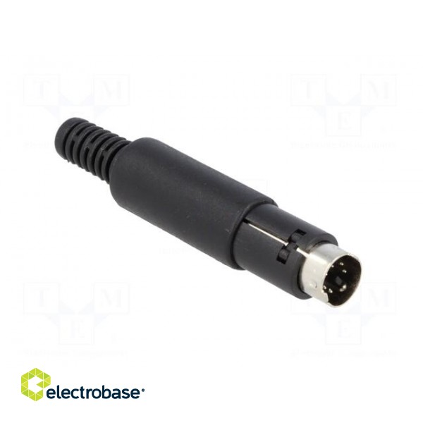 Plug | DIN mini | male | PIN: 6 | soldering | for cable paveikslėlis 8