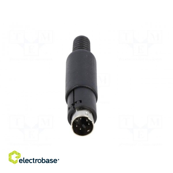 Plug | DIN mini | male | PIN: 6 | soldering | for cable paveikslėlis 9