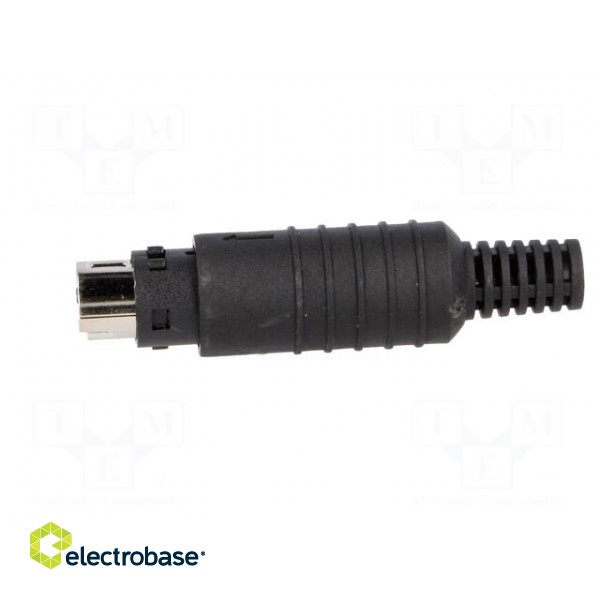 Plug | DIN mini | male | PIN: 6 | soldering | for cable image 3