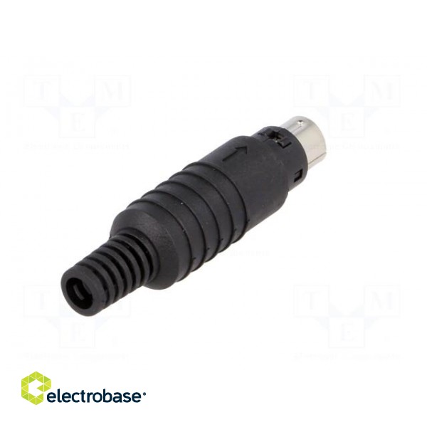Plug | DIN mini | male | PIN: 6 | soldering | for cable image 6