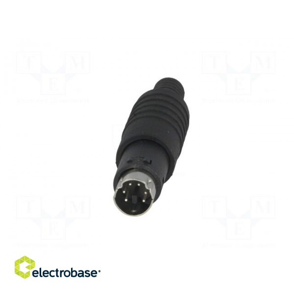 Plug | DIN mini | male | PIN: 6 | with strain relief | soldering | 100V image 9