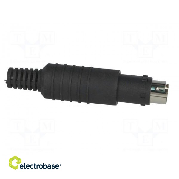 Plug | DIN mini | male | PIN: 6 | with strain relief | soldering | 100V image 7