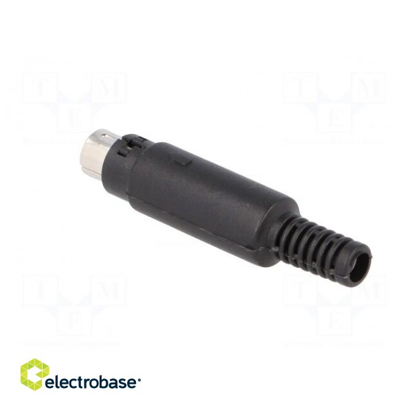 Plug | DIN mini | male | PIN: 8 | soldering | for cable image 4
