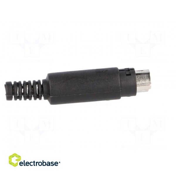 Plug | DIN mini | male | PIN: 8 | soldering | for cable paveikslėlis 7