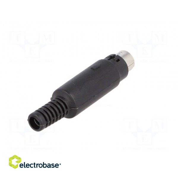 Plug | DIN mini | male | PIN: 8 | soldering | for cable paveikslėlis 6