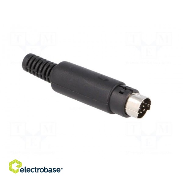 Plug | DIN mini | male | PIN: 8 | soldering | for cable image 8