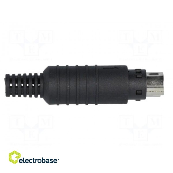 Plug | DIN mini | male | PIN: 8 | soldering | for cable image 7