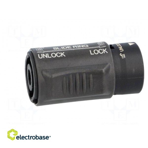 Adapter | PIN: 4 | for cable | 30A | 250V | Series: speakON image 3