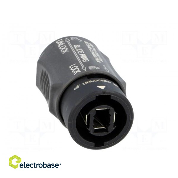 Adapter | PIN: 4 | for cable | 30A | 250V | Series: speakON paveikslėlis 5