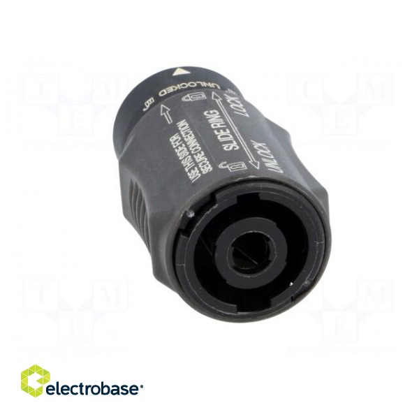 Adapter | PIN: 4 | for cable | 30A | 250V | Series: speakON paveikslėlis 9