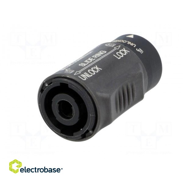 Adapter | PIN: 4 | for cable | 30A | 250V | Series: speakON paveikslėlis 2