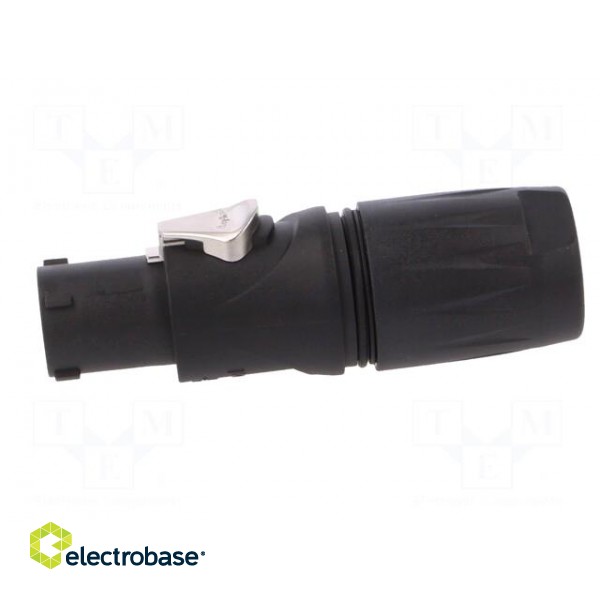 Plug | AC supply | female | PIN: 3 | for cable | 16A | 250V | thermoplastic image 3