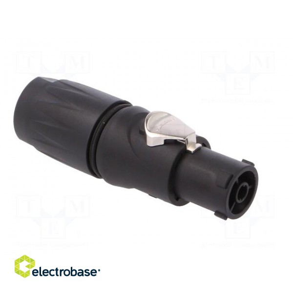 Plug | AC supply | female | PIN: 3 | for cable | 16A | 250V | thermoplastic image 8