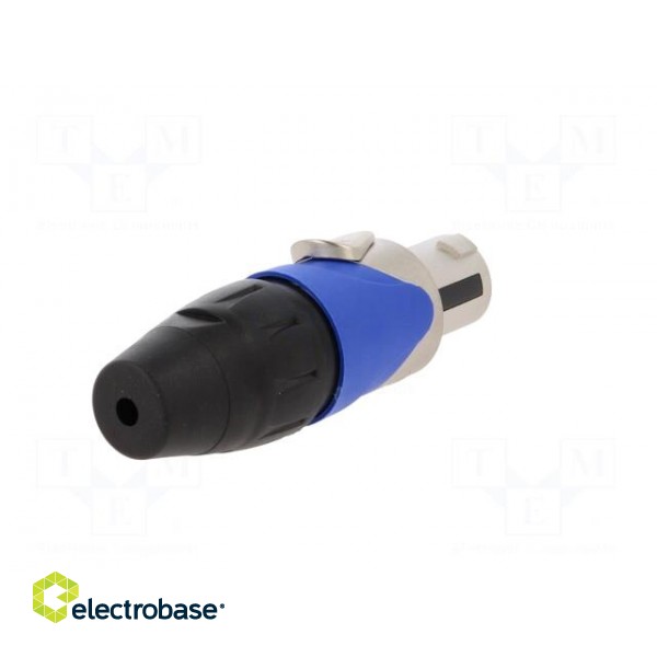 Plug | loudspeaker | female | PIN: 2 | for cable | 30A | 133V | zinc alloy paveikslėlis 6