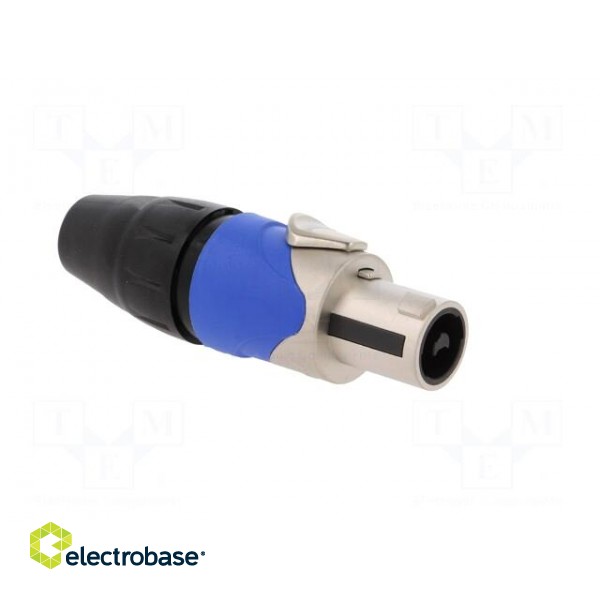 Plug | loudspeaker | female | PIN: 2 | for cable | 30A | 133V | zinc alloy paveikslėlis 8