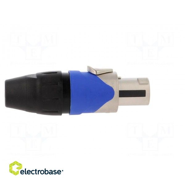 Plug | loudspeaker | female | PIN: 2 | for cable | 30A | 133V | zinc alloy paveikslėlis 7